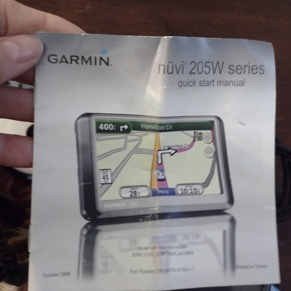 Garmin Nuvi 205W series 2008 car navigation system - Picture 2 of 6